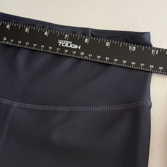 All Fenix Women's XS Striped Leggings Blue White Colorblock High Rise Activewear - Picture 12 of 15